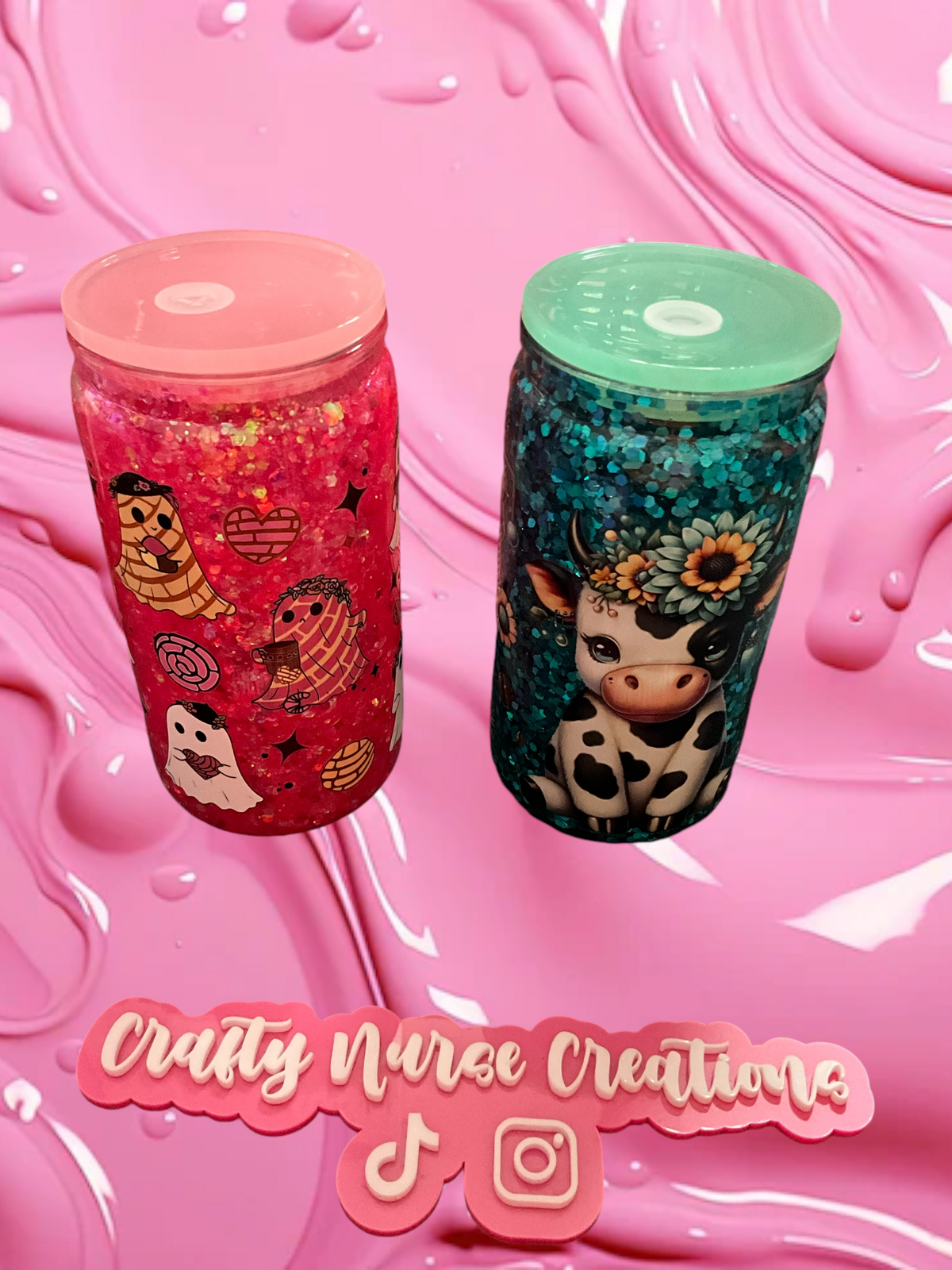 16oz, 20oz, & 24oz Custom Made Snowglobes Made on Live!