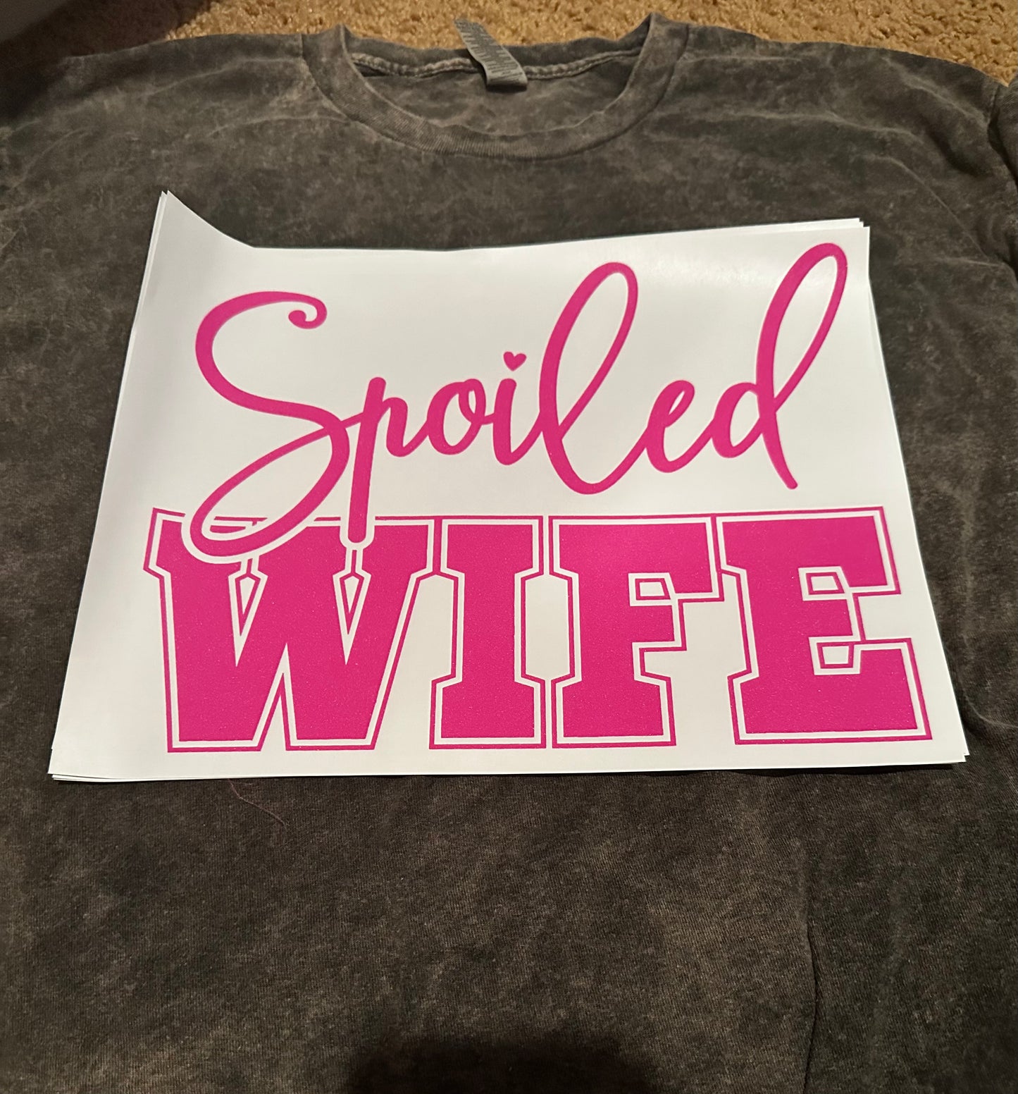 Pick a screen print we will press it on a shirt