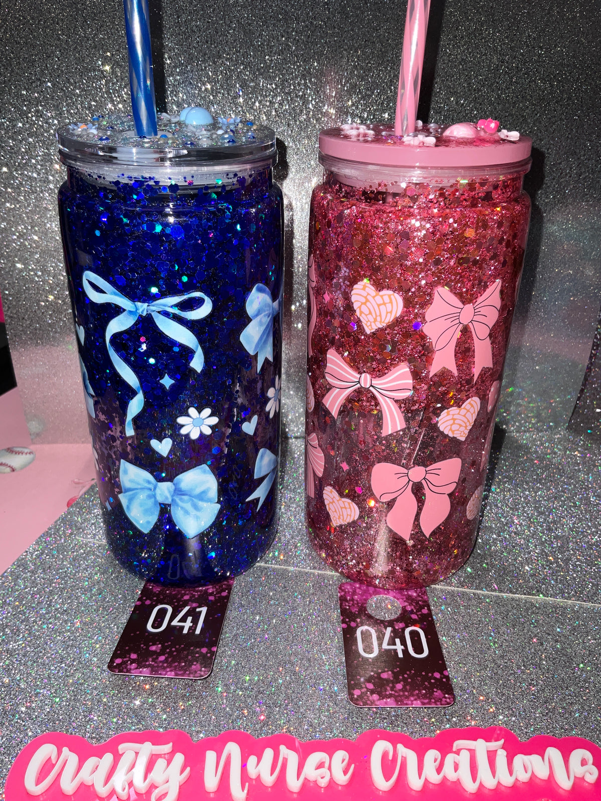 20oz Plastic Premade Snowglobe