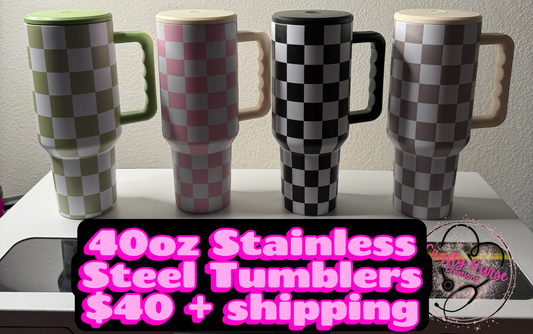 40oz Stainless Steel Tumblers
