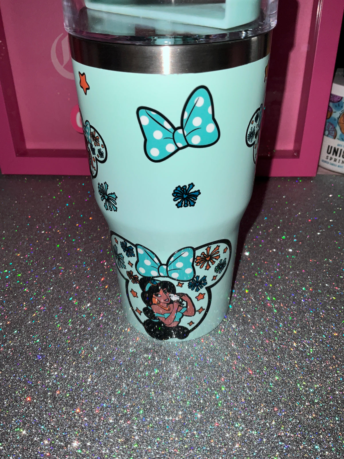 PASTEL 20oz TUMBLER WITH HANDLE..