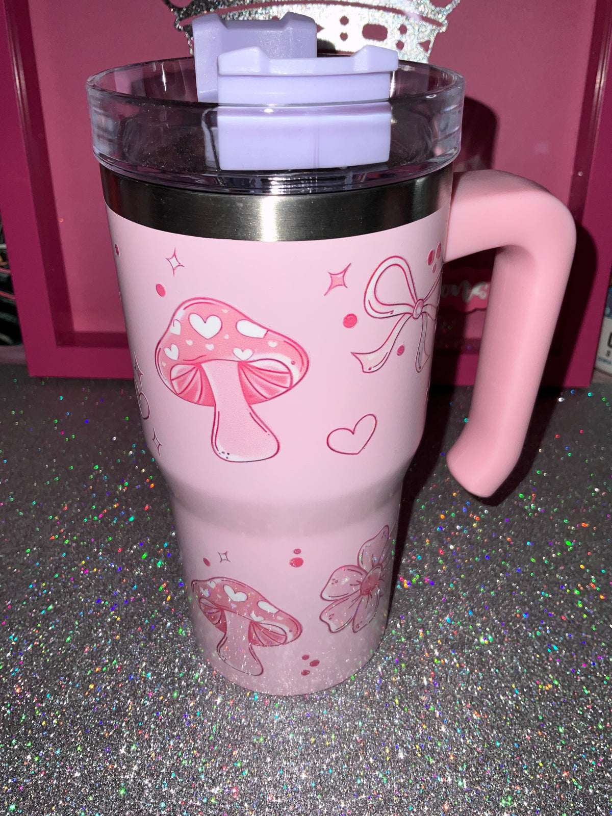 PASTEL 20oz TUMBLER WITH HANDLE..
