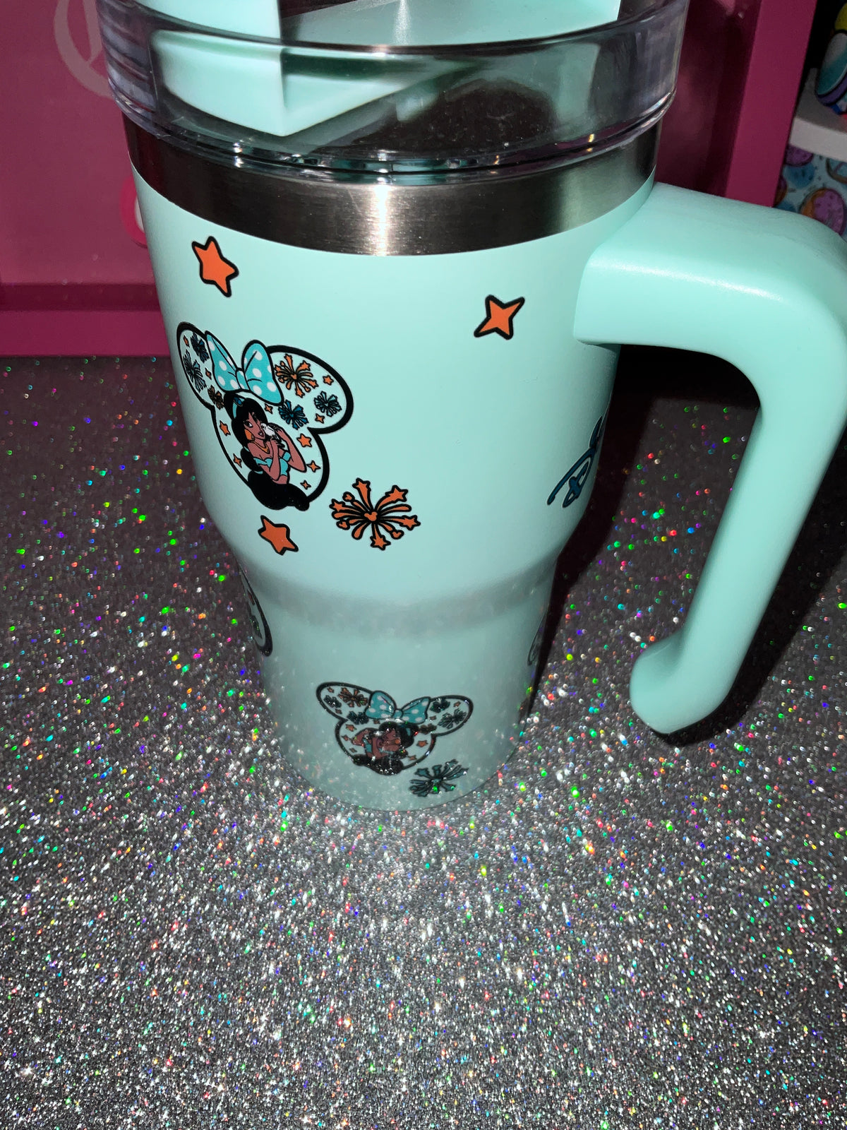PASTEL 20oz TUMBLER WITH HANDLE..
