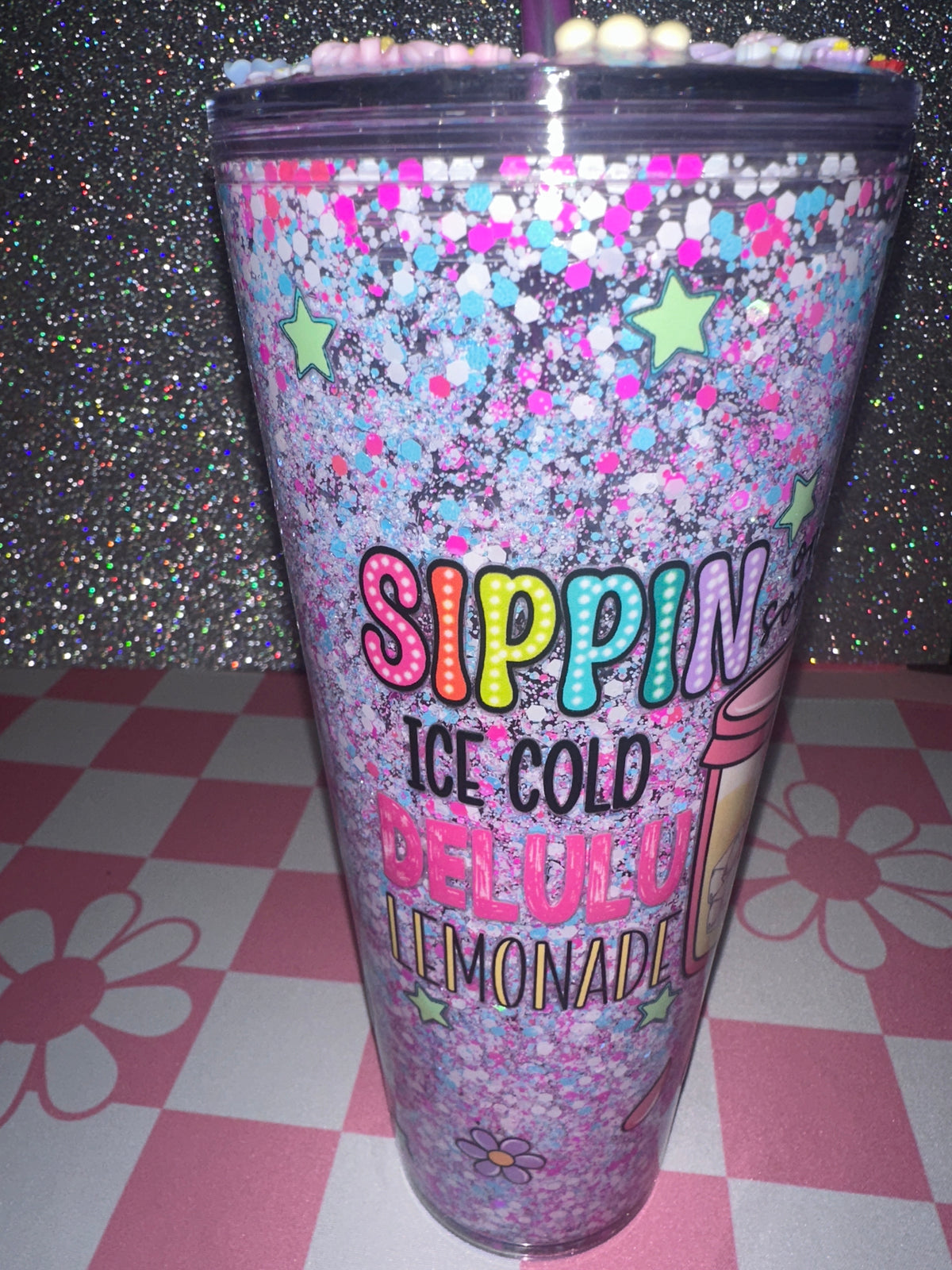 24oz Acrylic Snowglobe