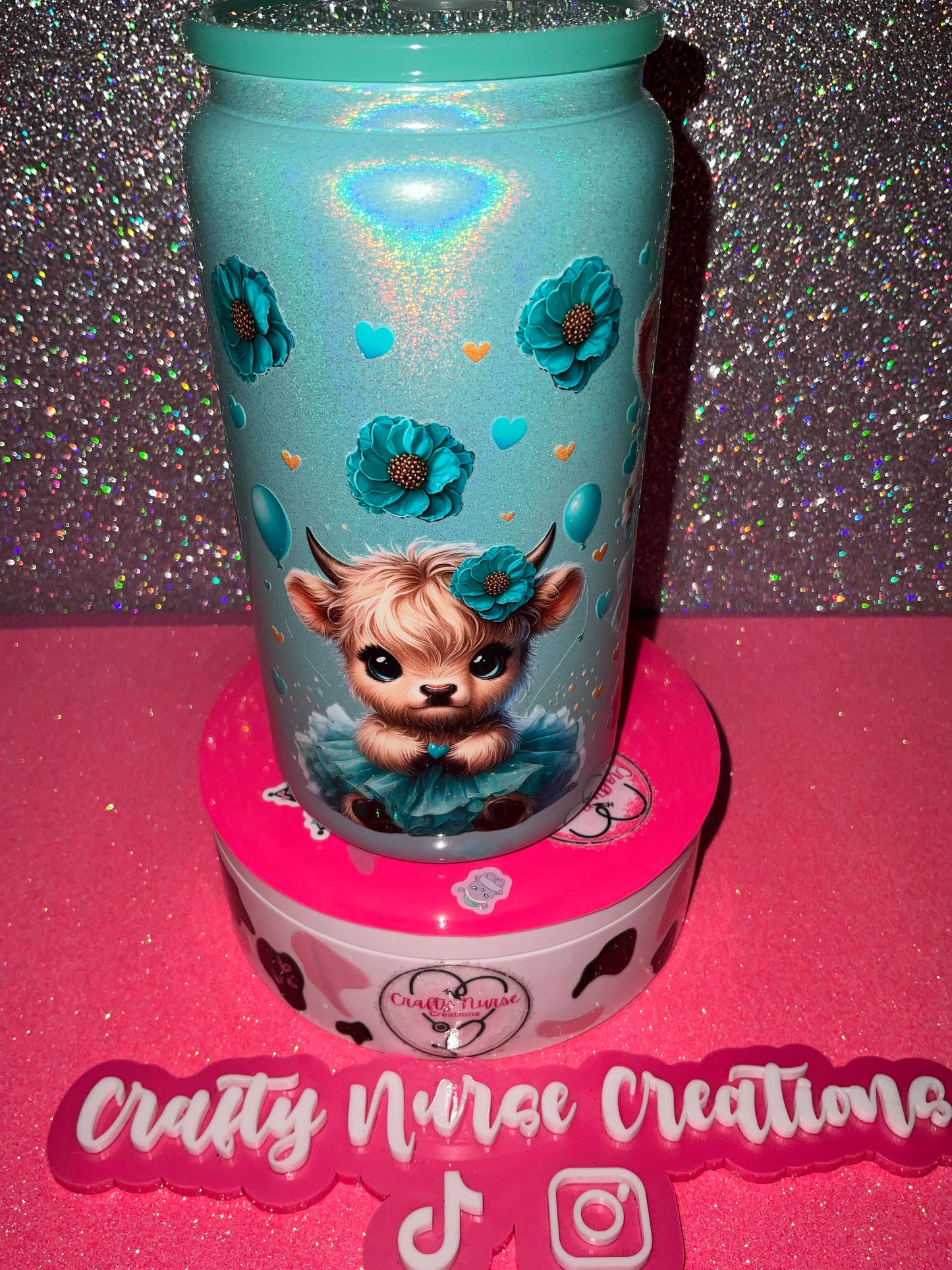16oz Glass Tumbler