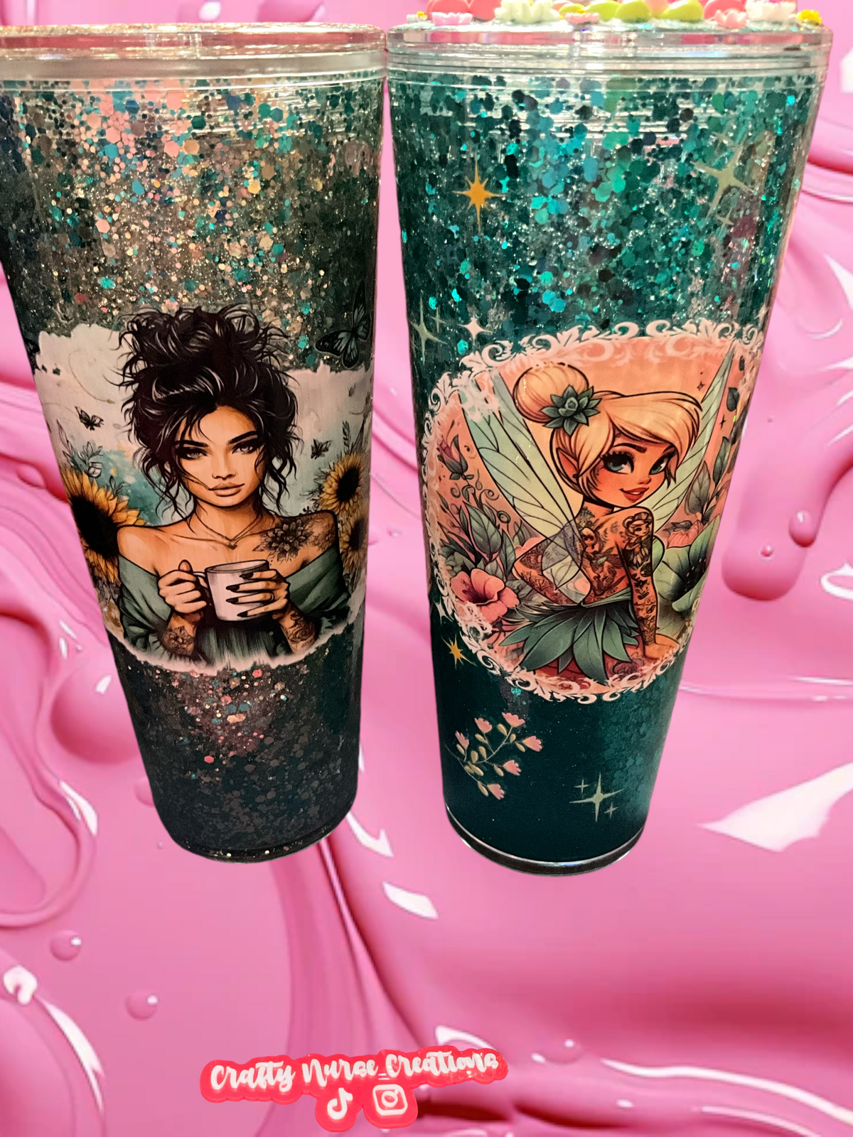 24oz Acrylic Snowglobes