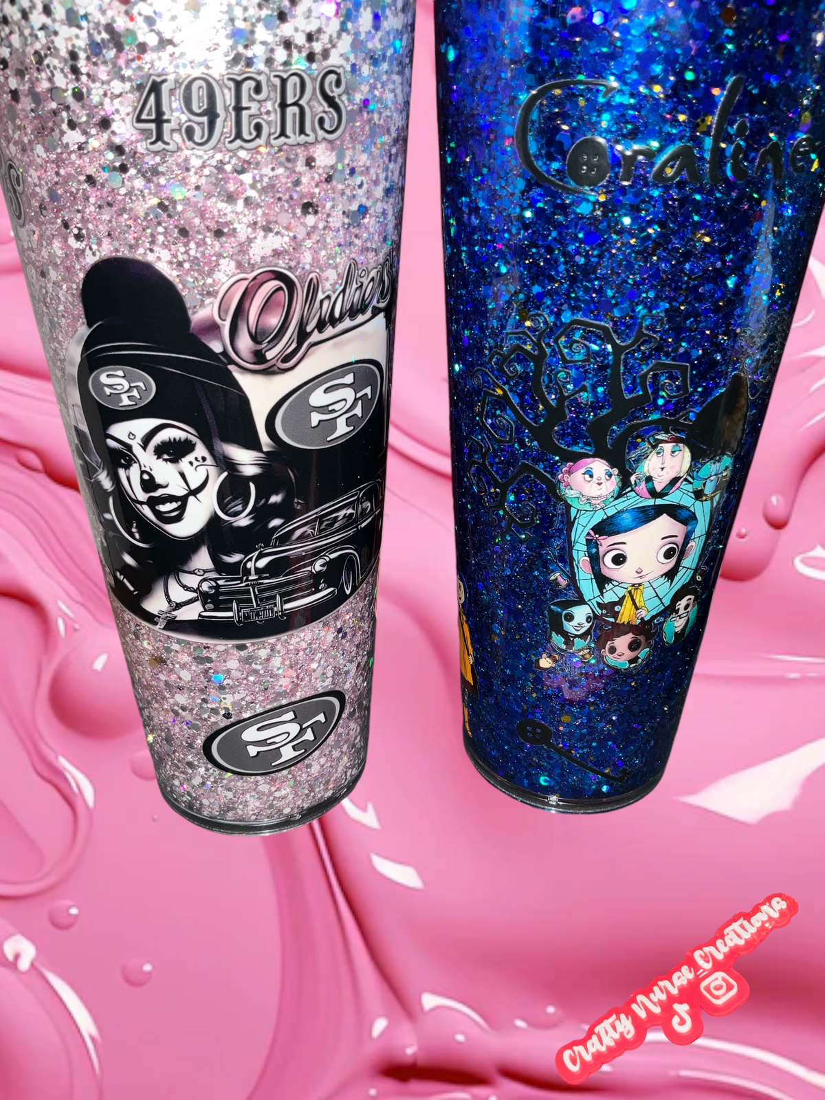 24oz Acrylic Snowglobes
