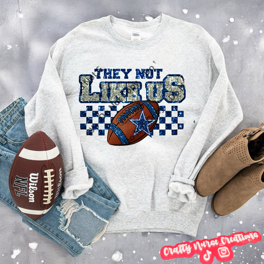 FOOTBALL SKULLIE CHIC SWEATSHIRT