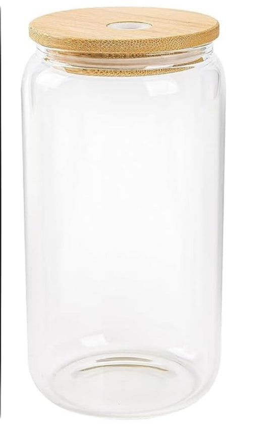 CLEAR OR FROSTED 16 0Z GLASS CUPS SOLD INDIVIDUALLY