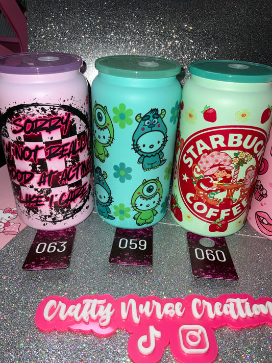 16oz Stainless Steel Tumblers Sublimation Design