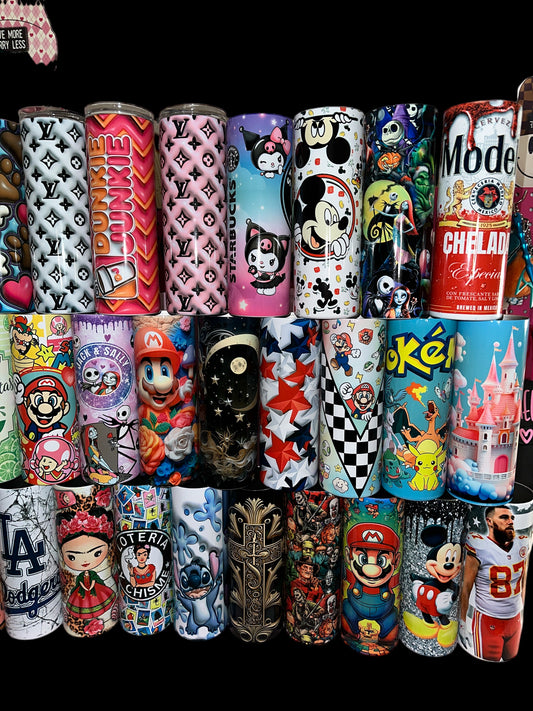 LIVE SALE $25.00 TUMBLERS