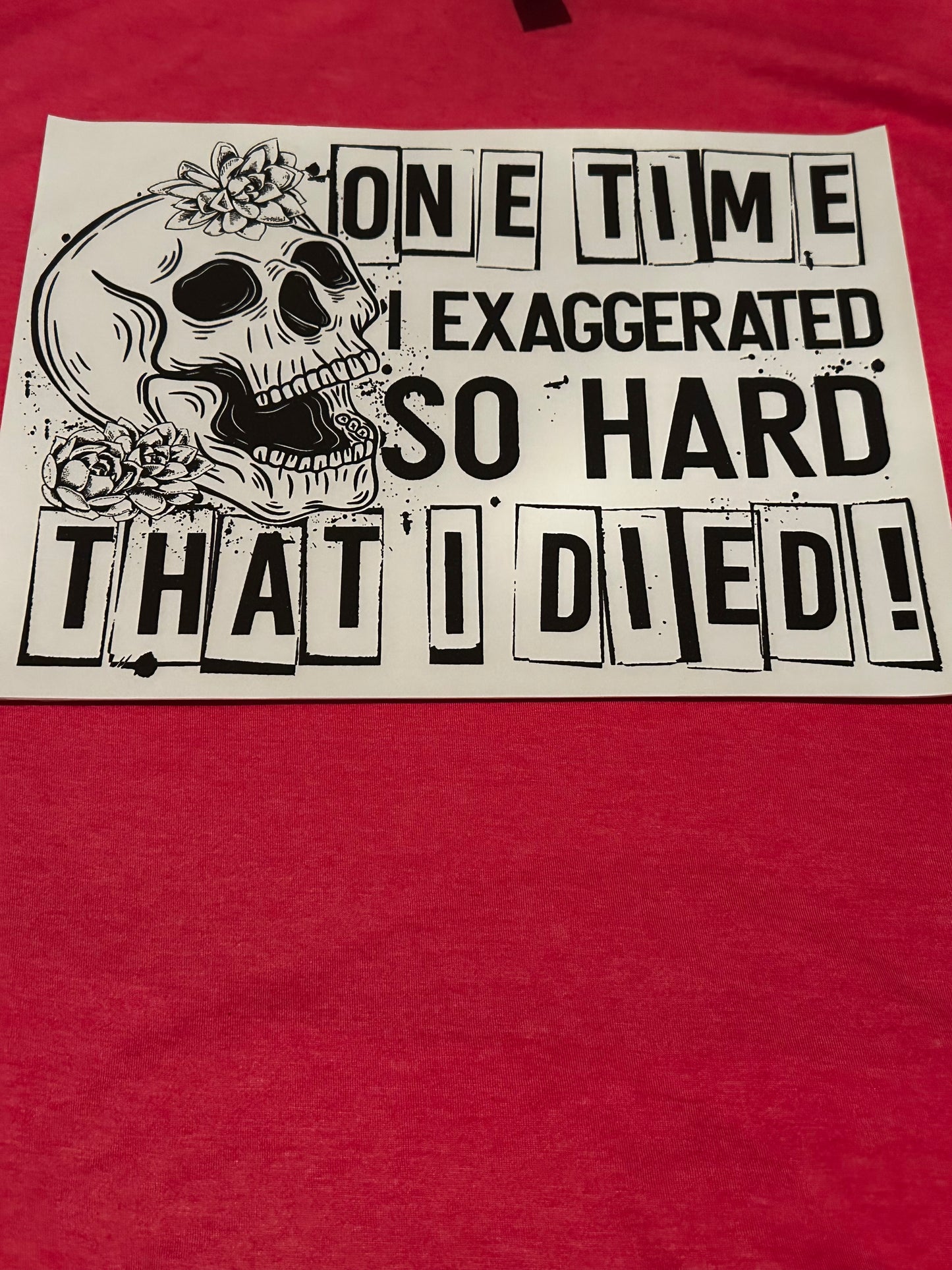 Pick a screen print we will press it on a shirt
