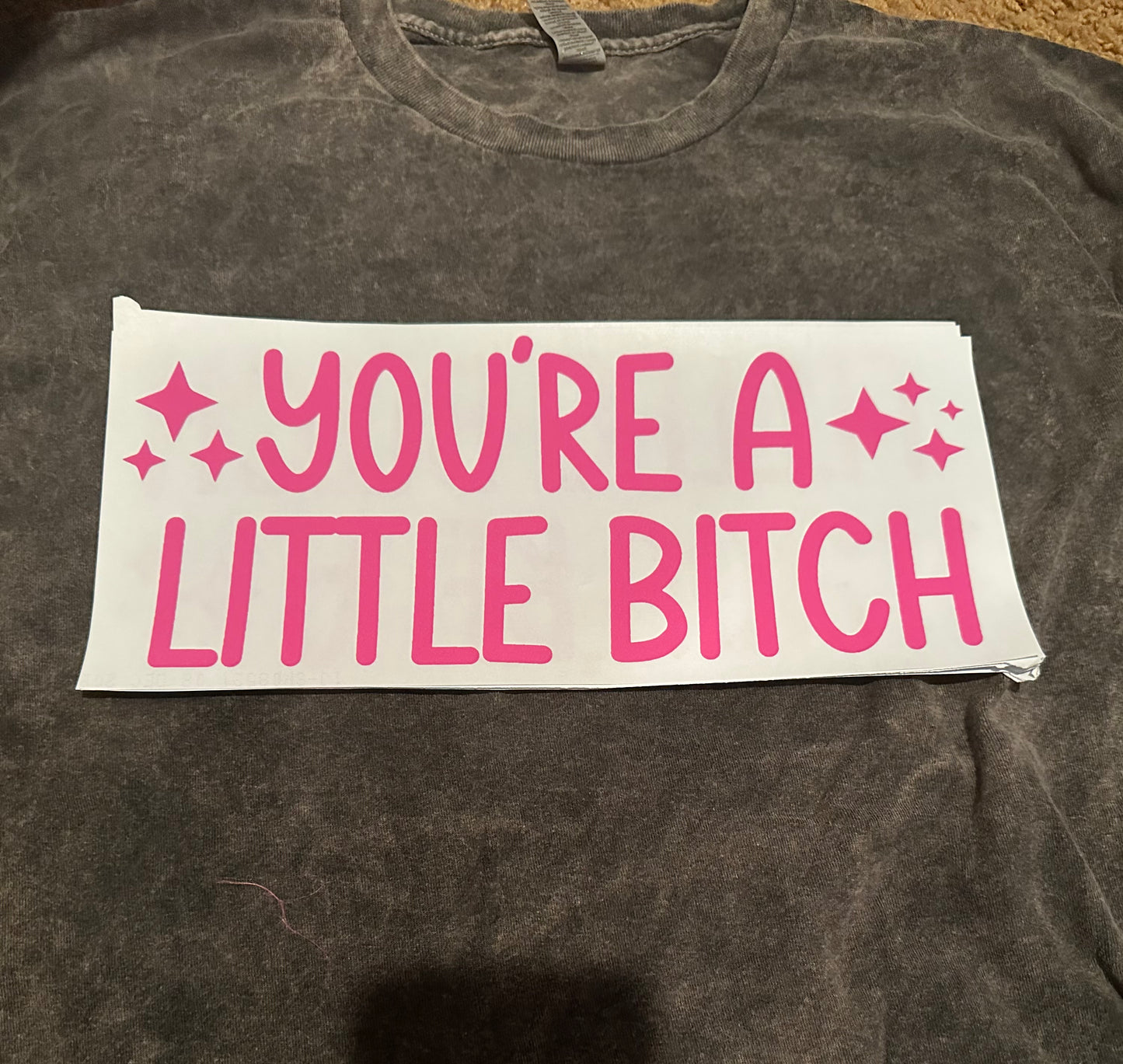 Pick a screen print we will press it on a shirt