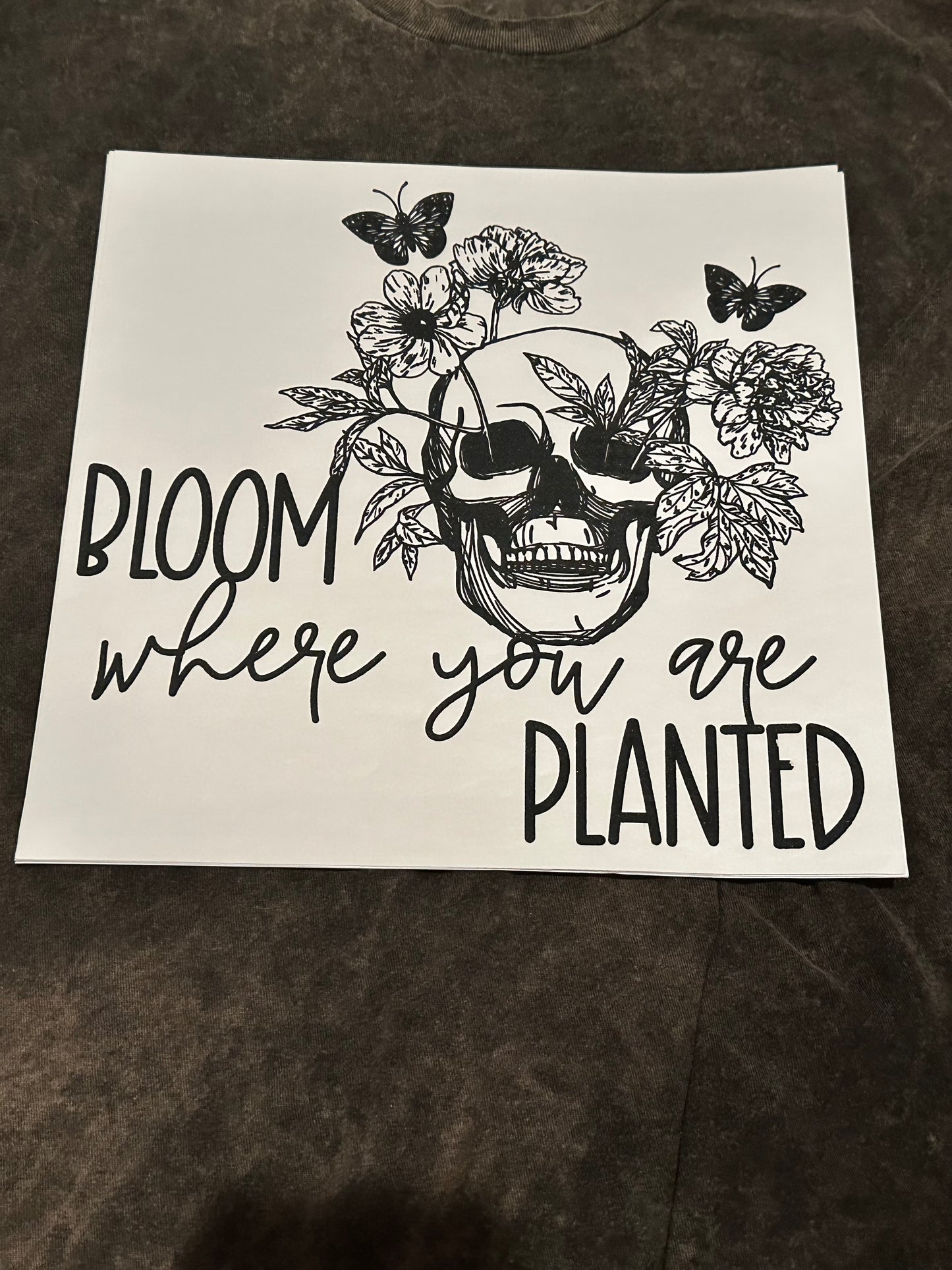 Pick a screen print we will press it on a shirt
