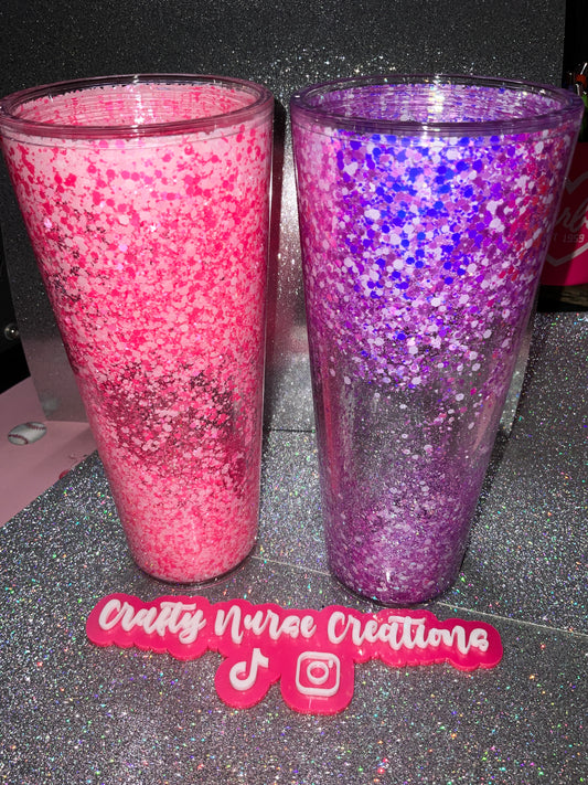 24oz Acrylic Snowglobes