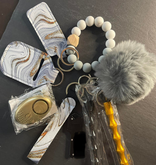Marble Safety Keychain