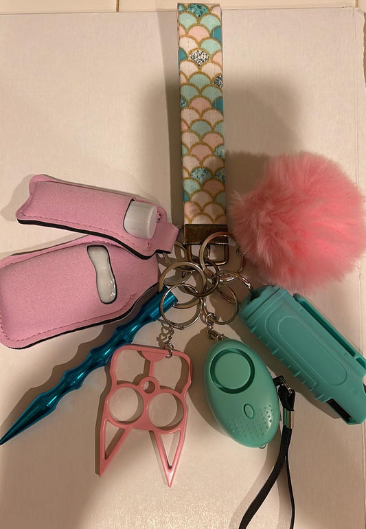 Mermaid Safety Keychain